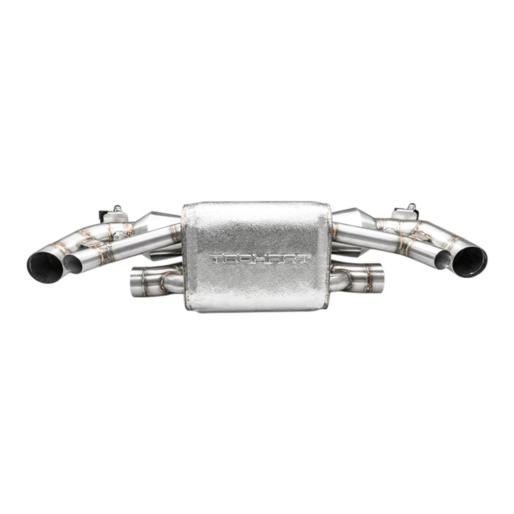 TECHART 092.310.680.009 Вихлопна система Sport з керуванням клапаном для PORSCHE 911 Carrera T/S/GTS/4 GTS/Dakar (992.1) Photo-0 