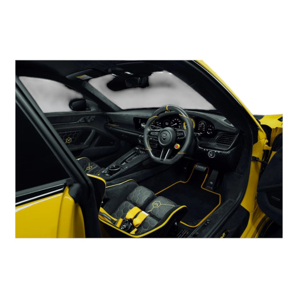 TECHART 092.410.401.CCC Комплект підлогових килимків TECHART (LHD) для PORSCHE 911 Carrera 4/T/S/4S/GTS/4 GTS/Turbo S/GT3/GT3 Touring (992)/Turbo/GT3 RS/S/T/Dakar (992.1) Photo-8 