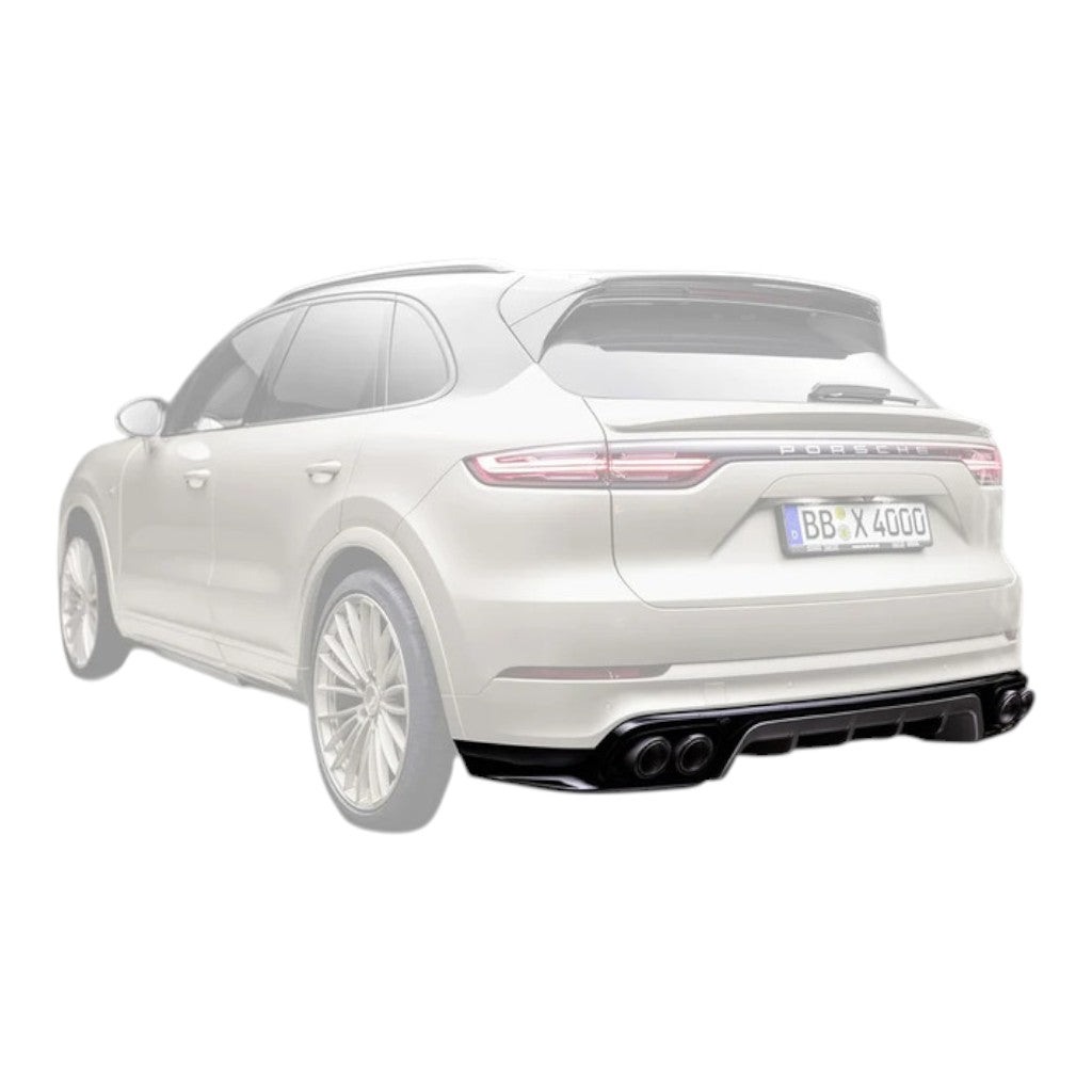 TECHART 09Y.100.500.009 Задній бампер з дифузором для PORSCHE Cayenne (E3.1) (Не для Turbo E-Hybrid/Turbo GT) Photo-2 