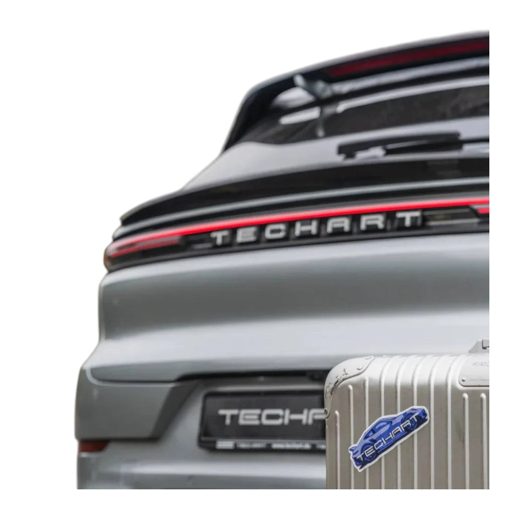 TECHART 09Y.100.712.009SIL Задній напис TECHART, сріблястий для PORSCHE Cayenne (E3.2) Photo-3 