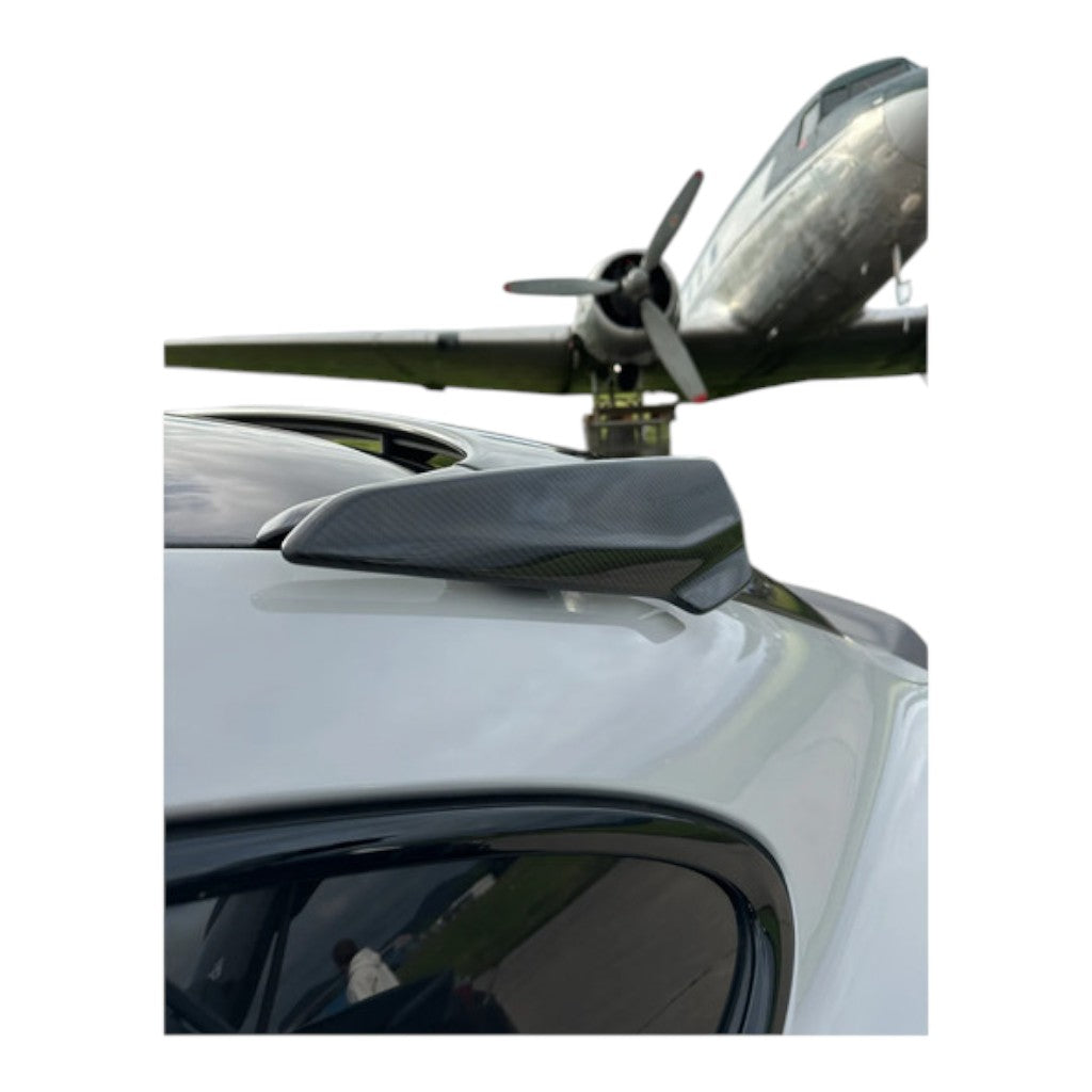 TECHART 09Y.121.680.009G Торцева пластина спойлера даху з видимого карбону, глянцева для PORSCHE Cayenne Coupe (E3.1/E3.2) Photo-5 