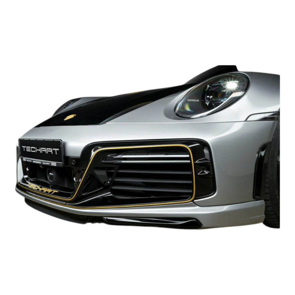 TECHART +92.100.181.243 V08 Фарбування основного несучого елемента бампера для PORSCHE 911 Turbo / Turbo S (992.1) Photo-3 
