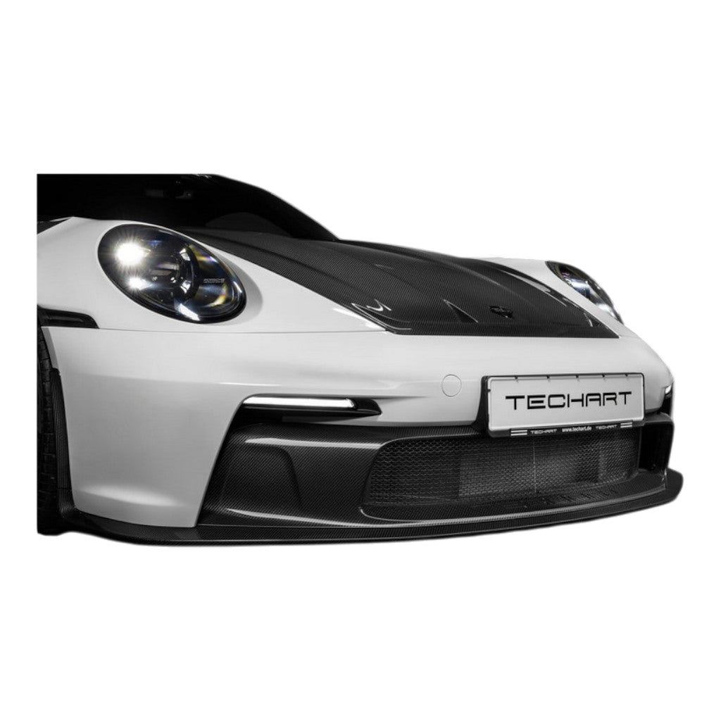 TECHART +92.121.171.100FCG-01 V01 Передній спойлер, кований глянцевий карбон для PORSCHE 911 GT3 / GT3 Touring (992.1) Photo-1 