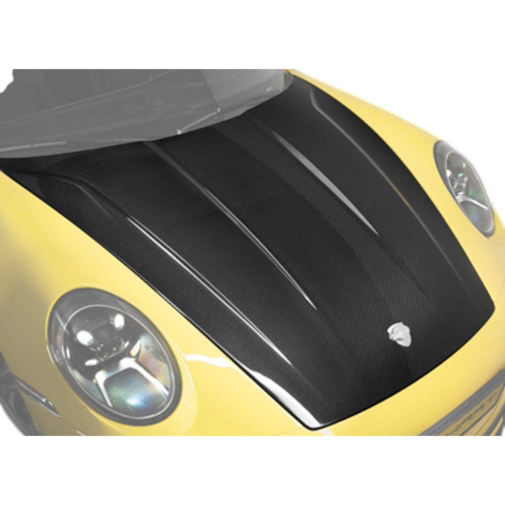 TECHART +92.121.199.002 V01 Аеродинамічний капот, матовий карбон для PORSCHE 911 Carrera 4 / T / S / 4S / GTS / 4 GTS / Turbo S / GT3 / GT3 Touring (992) / Turbo / Dakar (992.1) Photo-0 