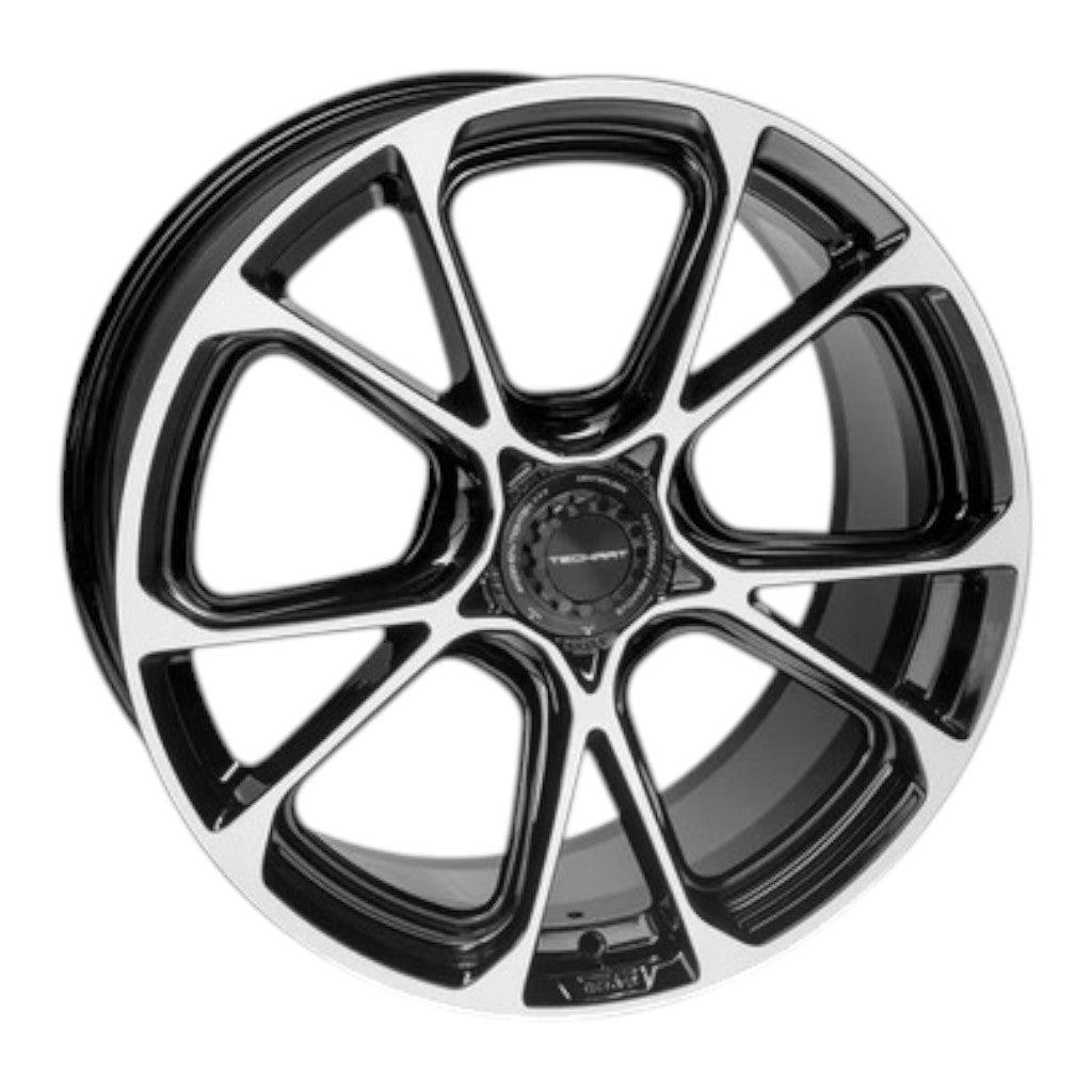 TECHART +92.2F6.200.200 V02: Аерокільце для кованого диска Formula VI Race RA 21, карбон під фарбування Photo-1 