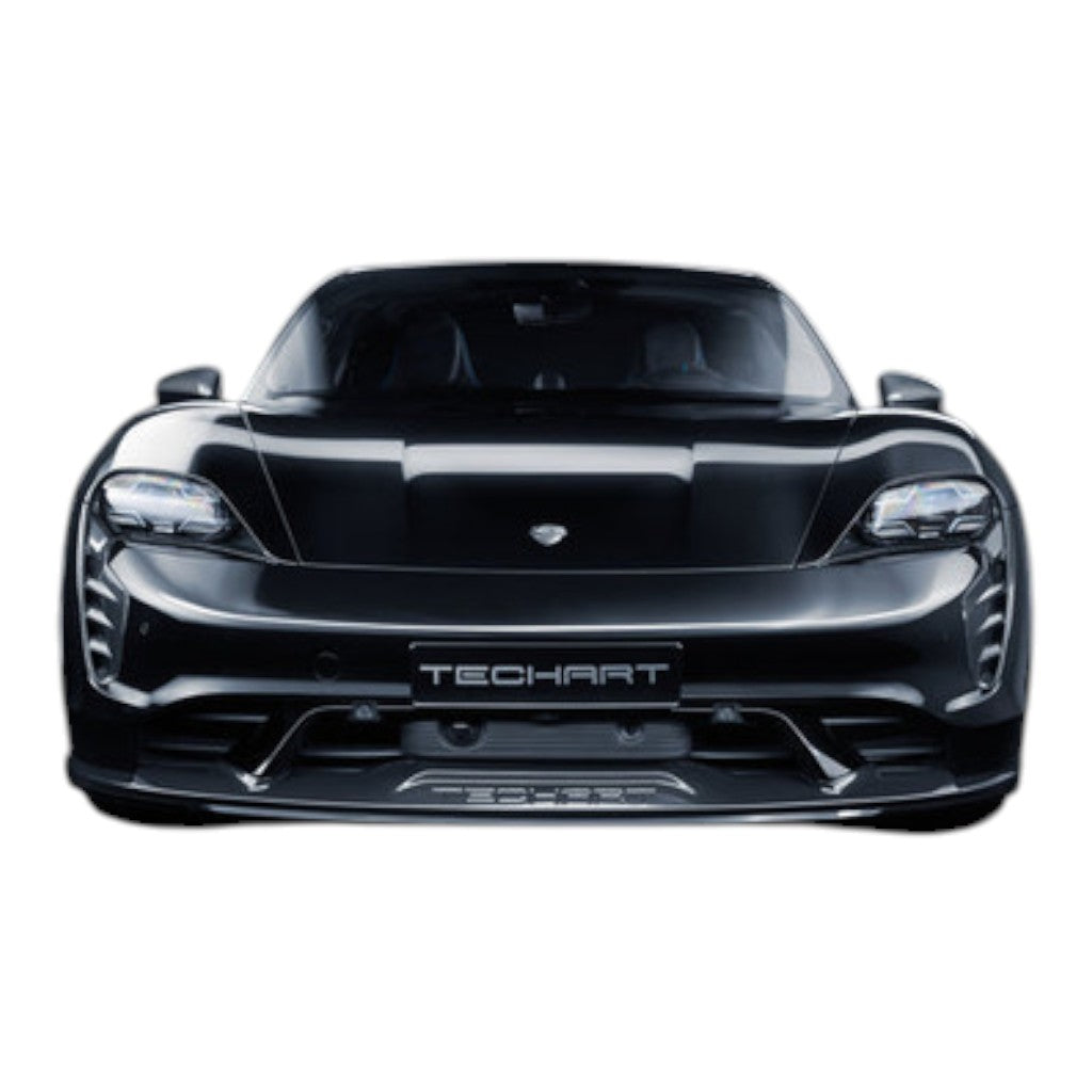 TECHART +9J.121.100.002 V01: Передній спойлер I, видимий глянцевий карбон для PORSCHE Taycan (9J1) Photo-8 