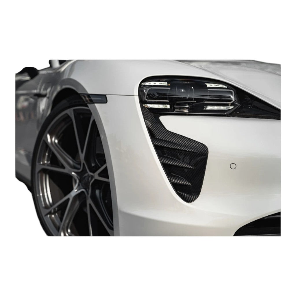 TECHART +9J.121.171.003 V01: у видимому матовому карбоні для PORSCHE Taycan (9J1.1) Photo-6 