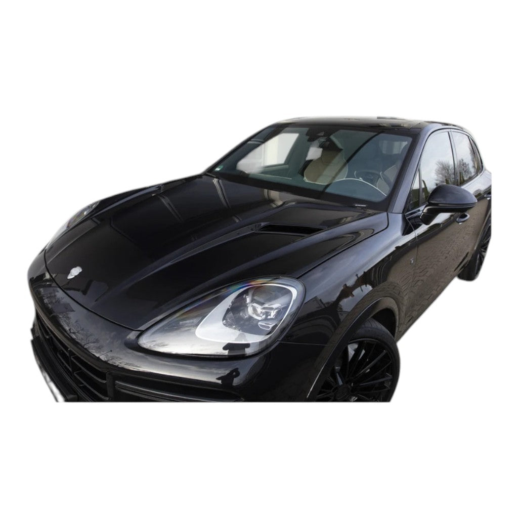 TECHART +9Y.121.001.000G-01 V01: Аеродинамічний капот, глянцевий карбон для PORSCHE Cayenne (E3.1) (крім Turbo E-Hybrid) Photo-7 