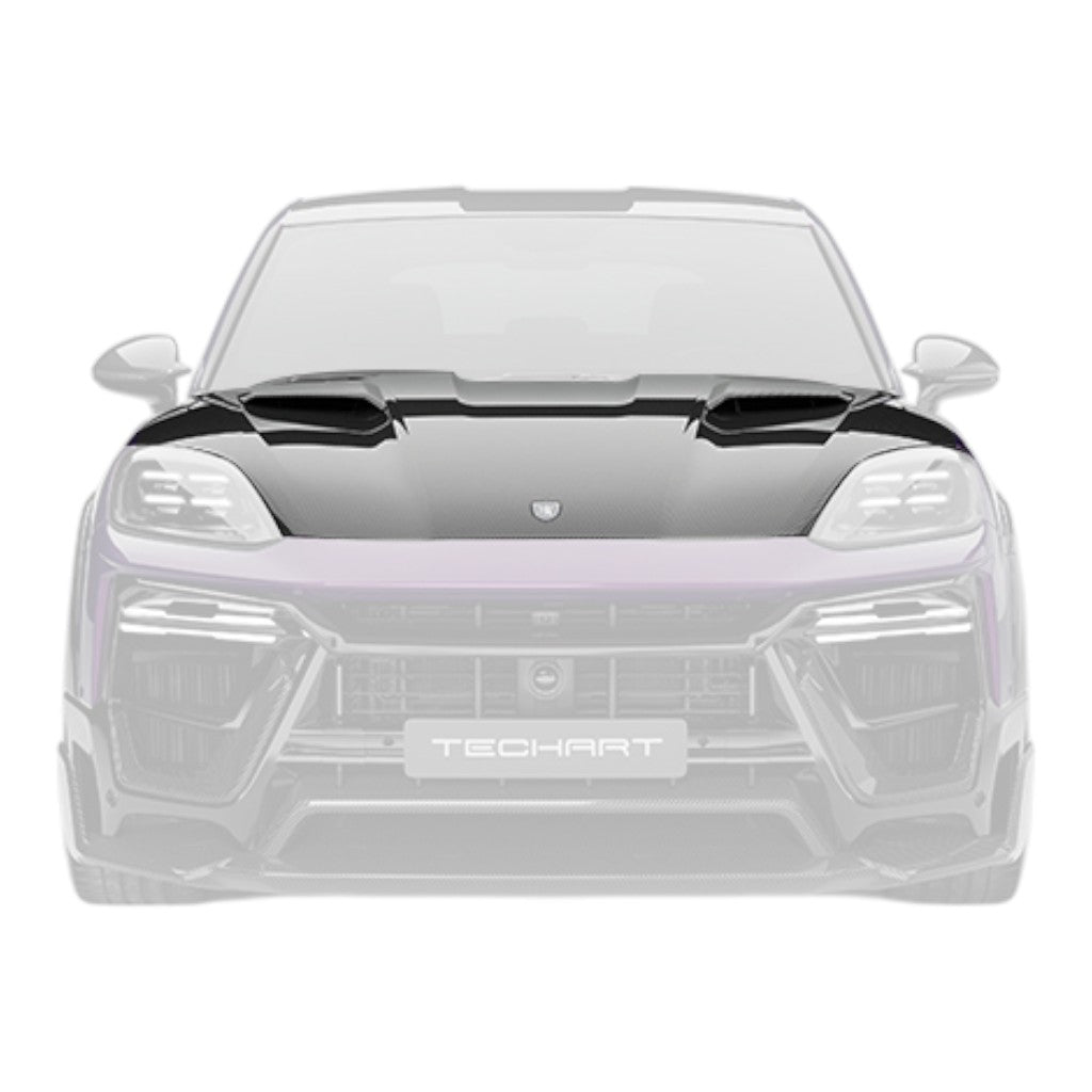 TECHART +9Y.121.198.100 V01: Повітрозабірник, під фарбування для PORSCHE Cayenne (E3.2) Photo-0 