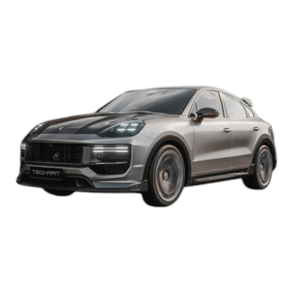 TECHART 09Y.121.183.009M Передня решітка (SportDesign), видимий матовий карбон для PORSCHE Cayenne Turbo E-Hybrid (E3.2) Photo-6 