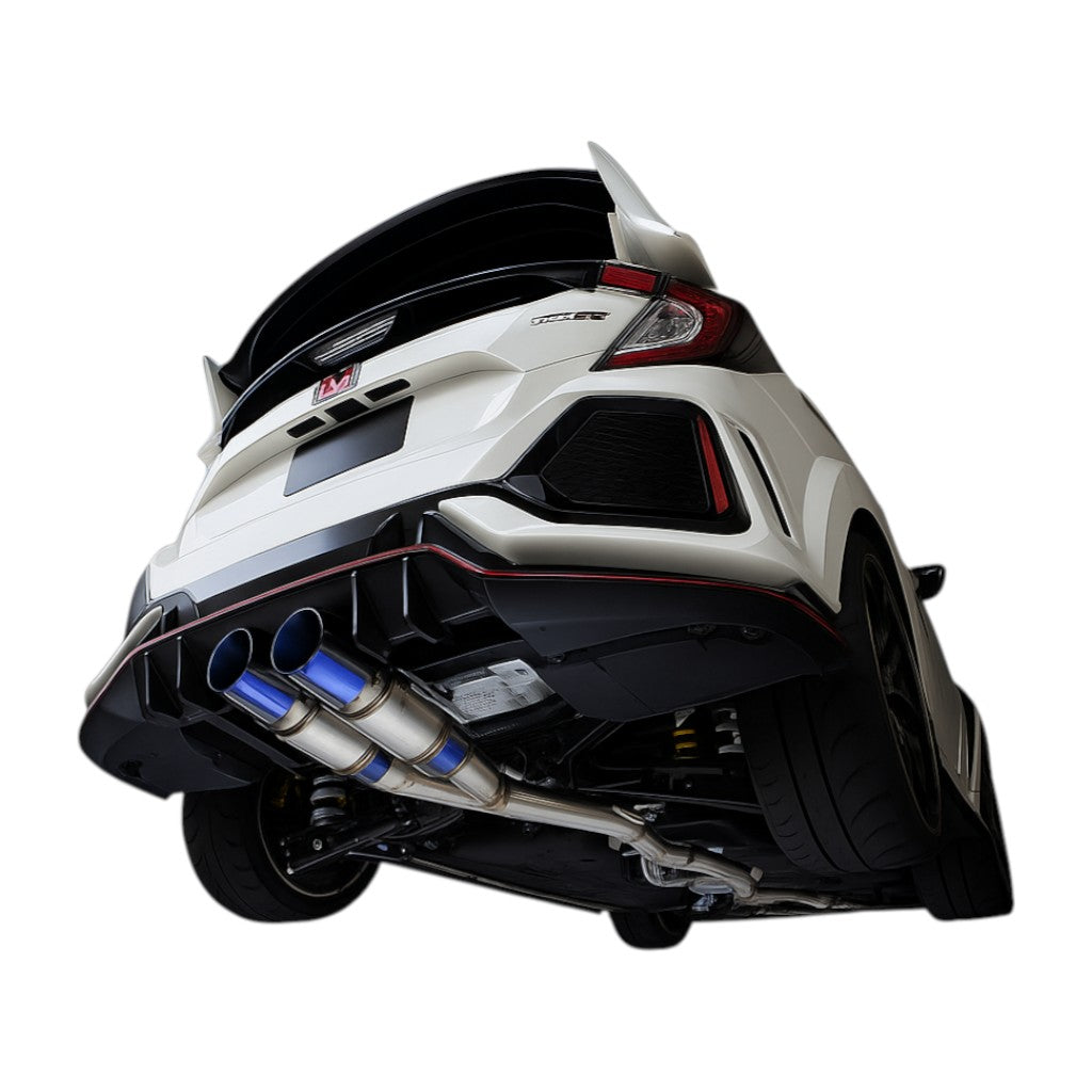 TOMEI TB6090-HN06C Повний титановий комплект глушника Expreme Ti Type-D для HONDA Civic Type R (FK8) 2017–2021 Photo-1 