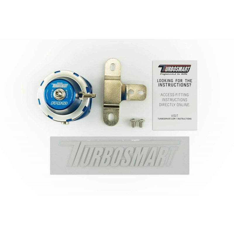 TURBOSMART TS-0404-1041 Регулятор тиску палива -10AN (синій) Photo-5 