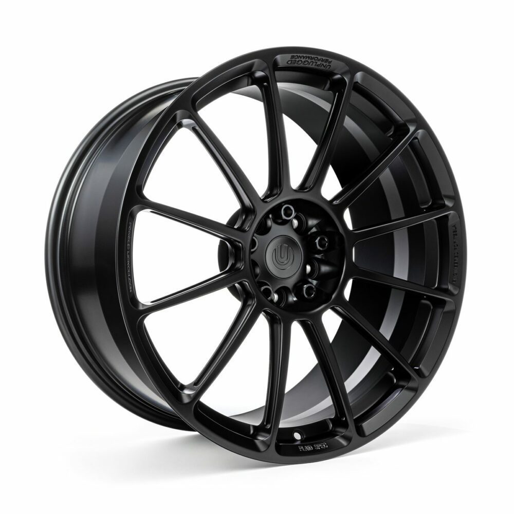 UNPLUGGED PERFORMANCE UP-UP03-120-020 Кований колісний диск UP-03, 20x9.5+35 - 5x120, Plaid Spec, чорний матовий для TESLA Model S2 / Model X2 2021 Photo-0 