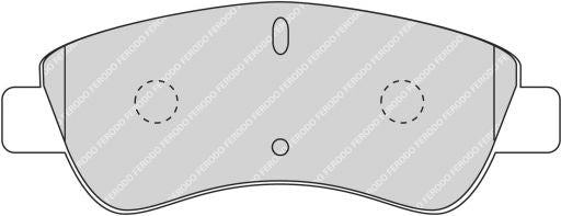 FERODO FDS1399 Передні гальмівні колодки DS Performance для PEUGEOT 206 / 207 / 307 Photo-0 