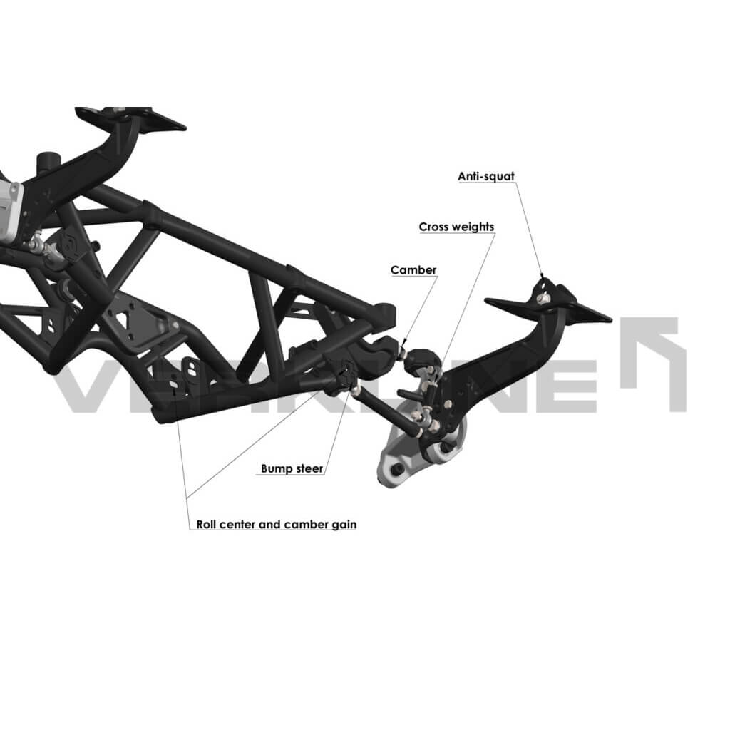 VERKLINE WAS-605 Повний комплект підвіски для TOYOTA GR Yaris (XP210) 2020- Photo-14 