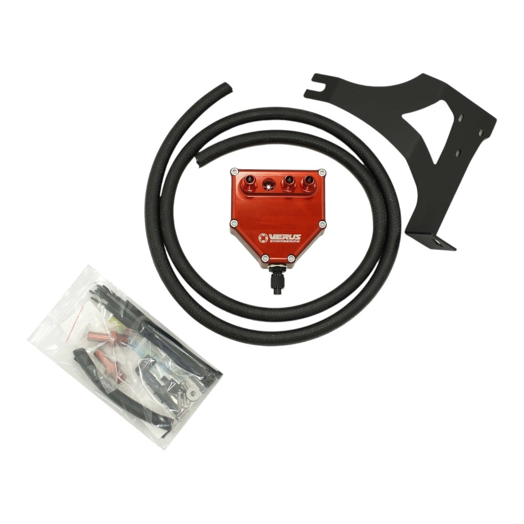 VERUS ENGINEERING A0002A-BLK Подвійний повітряно-масляний сепаратор, чорний для SUBARU BRZ / SCION FR-S / TOYOTA GT86 (ZN6 / ZC6) Photo-1 