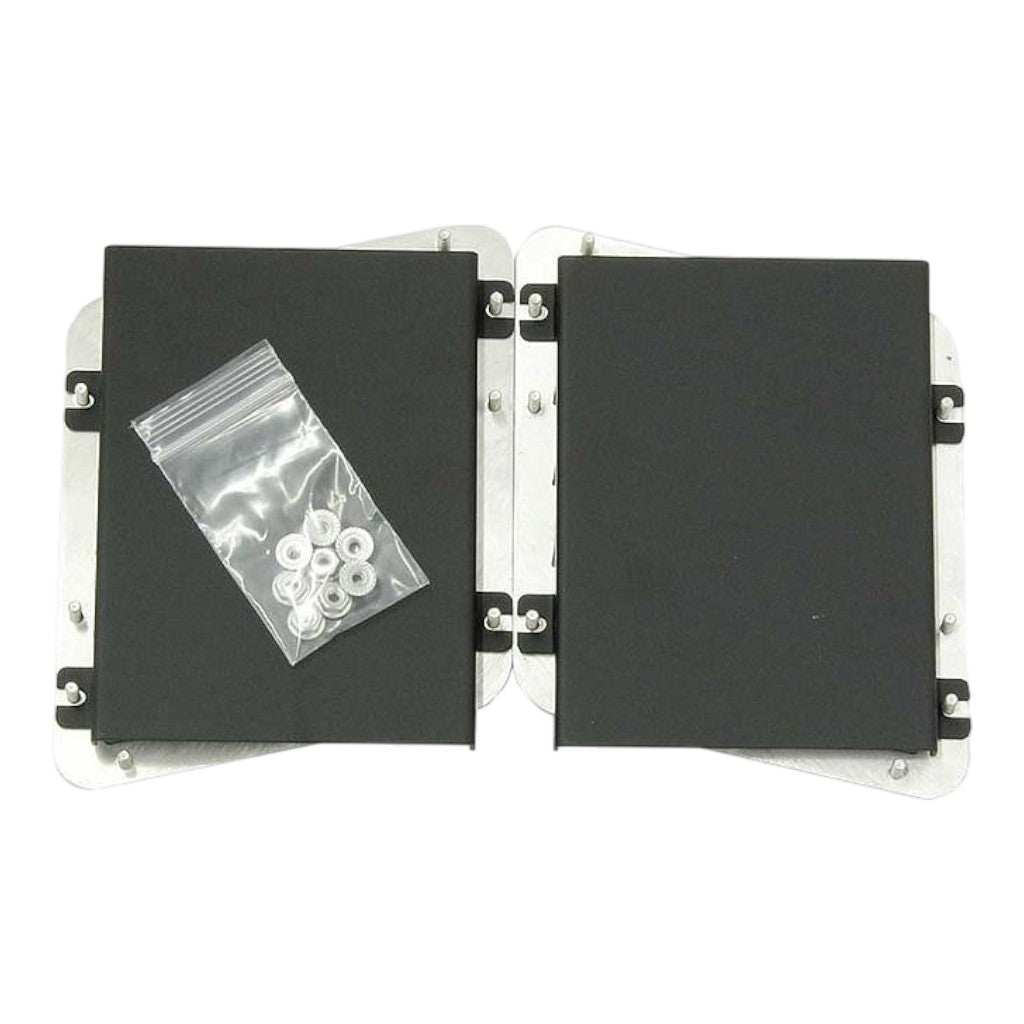 VERUS ENGINEERING A0142A Комплект алюмінієвих дощових захисних екранів жалюзі капота, чорний для SUBARU WRX / STI (VA) Photo-0 