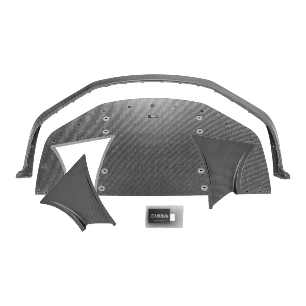 VERUS ENGINEERING A0153A Комплект переднього спліттера та повітряної дамби (екрана) для PORSCHE Cayman GT4 (981) Photo-0 