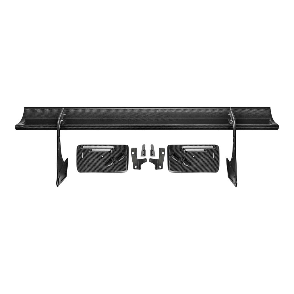 VERUS ENGINEERING A0230A Комплект заднього антикрила з кріпленням "лебедина шия" V1X (карбон) для PORSCHE 911 GT2 RS (991.2) / PORSCHE GT3 RS (991.1 / 991.2) Photo-0 