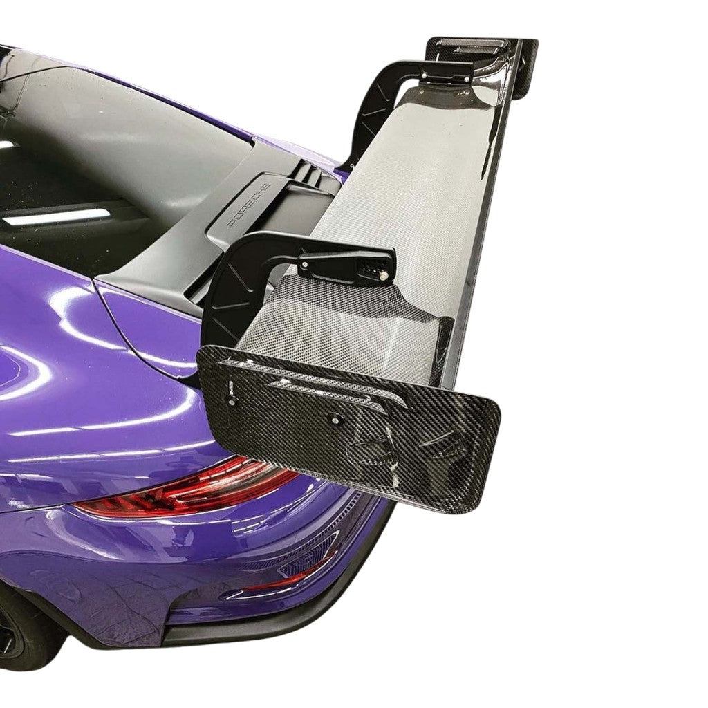 VERUS ENGINEERING A0230A Комплект заднього антикрила з кріпленням "лебедина шия" V1X (карбон) для PORSCHE 911 GT2 RS (991.2) / PORSCHE GT3 RS (991.1 / 991.2) Photo-1 