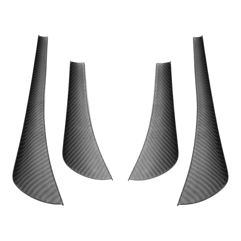 VERUS ENGINEERING A0284A-MAT Комплект подвійних аеродинамічних канардів (матовий прозорий лак) для PORSCHE 718 Cayman GT4 Photo-0 