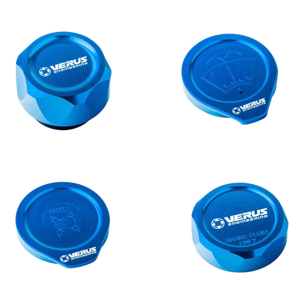 VERUS ENGINEERING A0434A-BLU-FHS Комплект кришок моторного відсіку FHS, блакитний для SUBARU BRZ / SCION FRS / TOYOTA GT86 (ZN6 / ZC6) Photo-0 