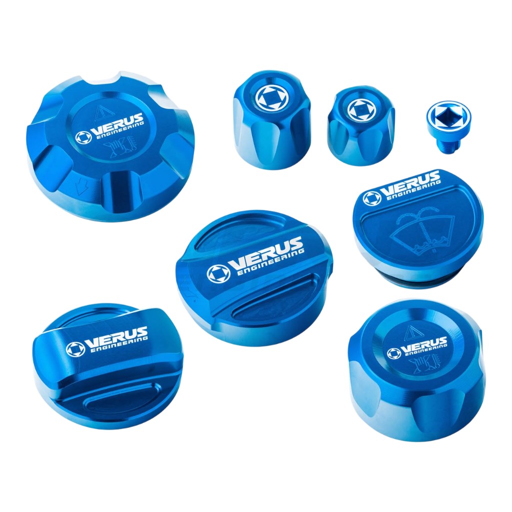 VERUS ENGINEERING A0438A-BLU Повний комплект кришок для автомобіля, блакитний для TOYOTA Supra (Mk5) Photo-0 