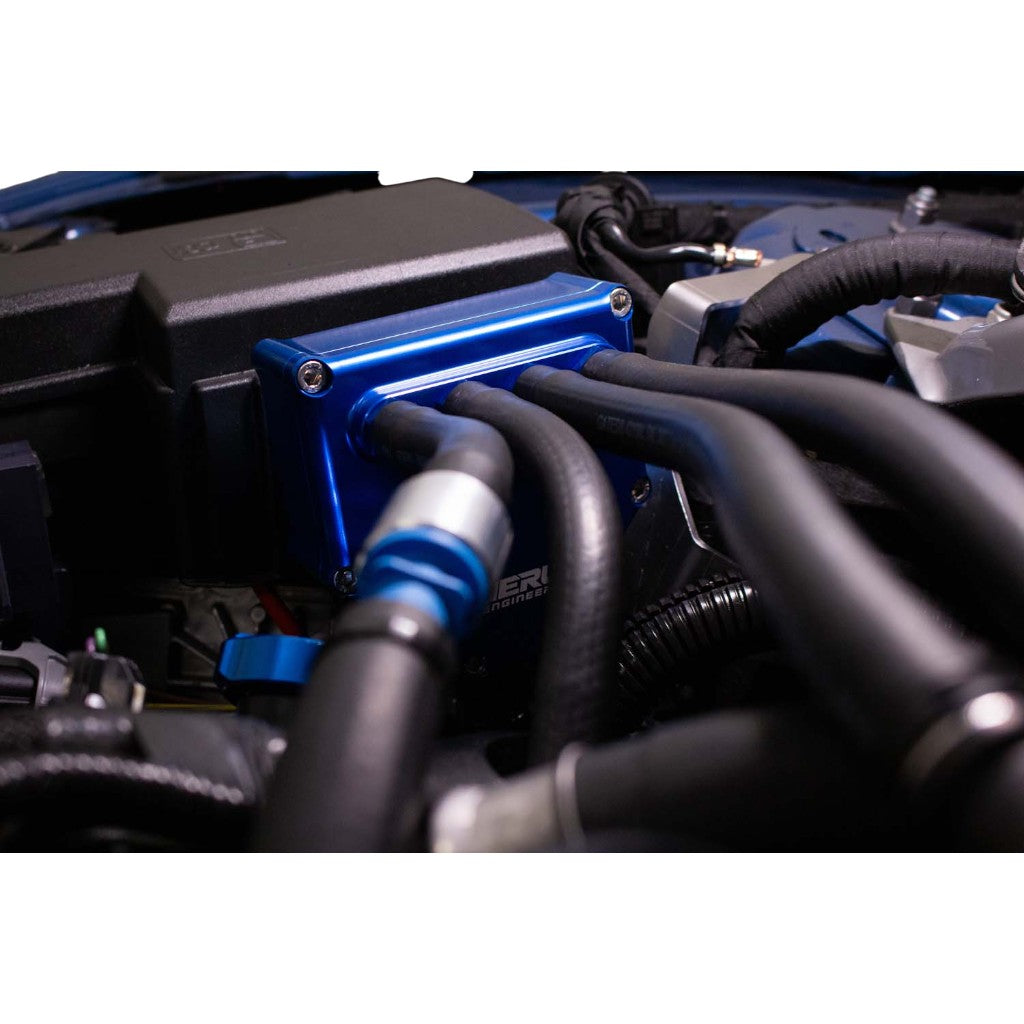 VERUS ENGINEERING A0477A-BLU Комплект повітряно-масляного сепаратора, блакитний для FORD Mustang GT / GT350 / GT350R (S550) Photo-2 