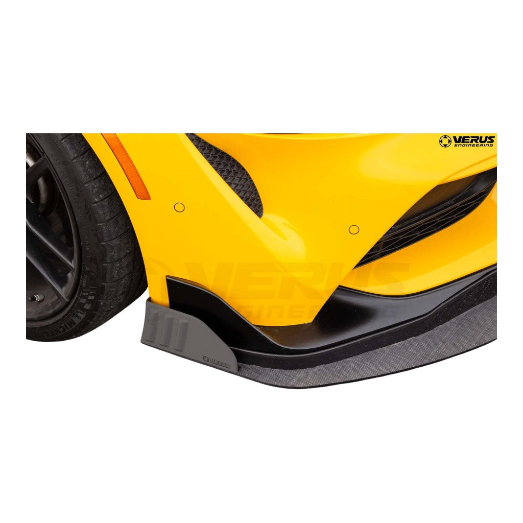 VERUS ENGINEERING A0505A Комплект торцевих пластин переднього спліттера для TOYOTA Supra (Mk5) Photo-1 