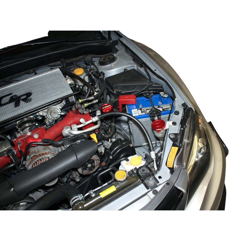 VERUS ENGINEERING A0587A-BLK Кришка бачка омивача лобового скла, чорний для SUBARU WRX / STI (VA) Photo-1 