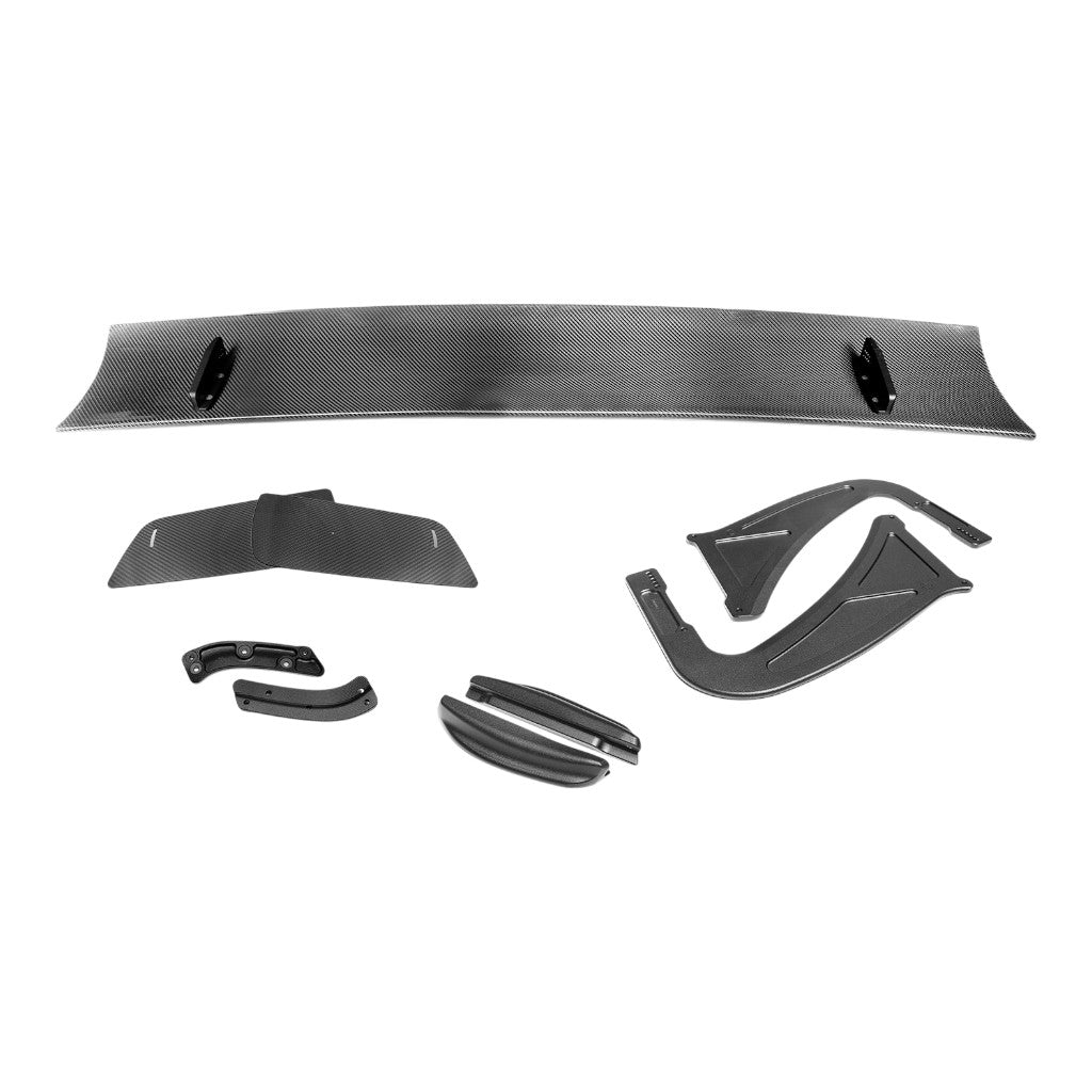 VERUS ENGINEERING A0649A-FFV Комплект заднього антикрила з кріпленням "лебедина шия" UCW з пластинами FFV для TOYOTA Supra (Mk5) Photo-0 