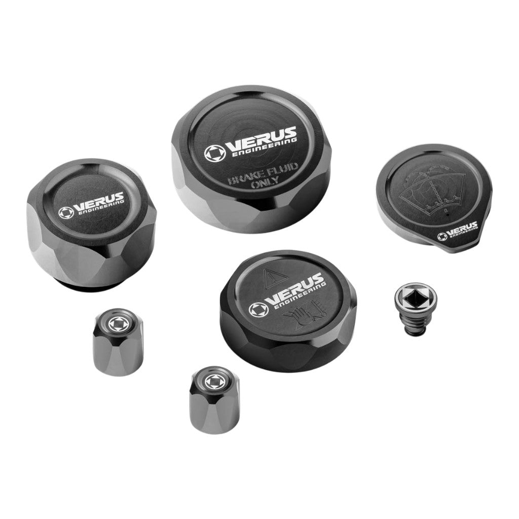 VERUS ENGINEERING A0687A-BLK-FHS Комплект кришок моторного відсіку FHS, чорний для TOYOTA GR Corolla Photo-0 