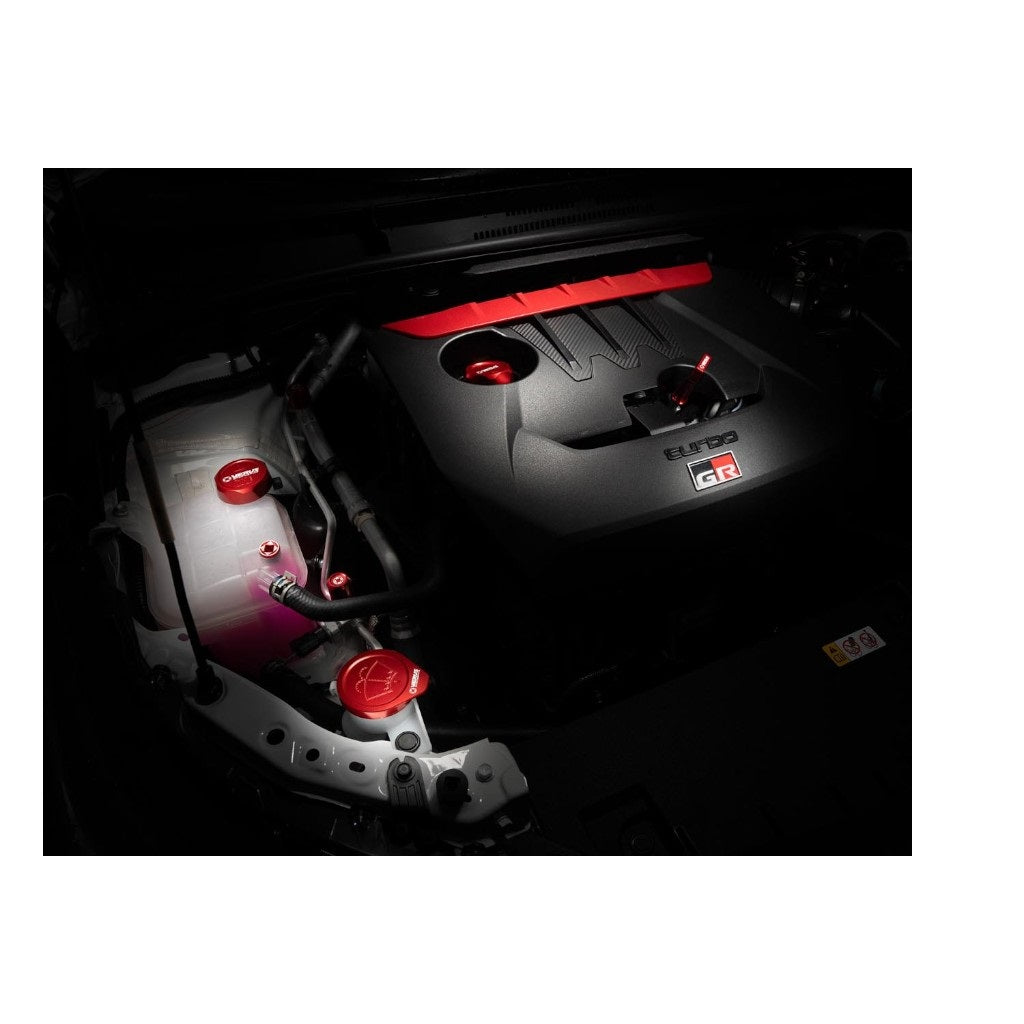 VERUS ENGINEERING A0687A-BLU-RLA Комплект кришок моторного відсіку RLA, блакитний для TOYOTA GR Corolla Photo-1 