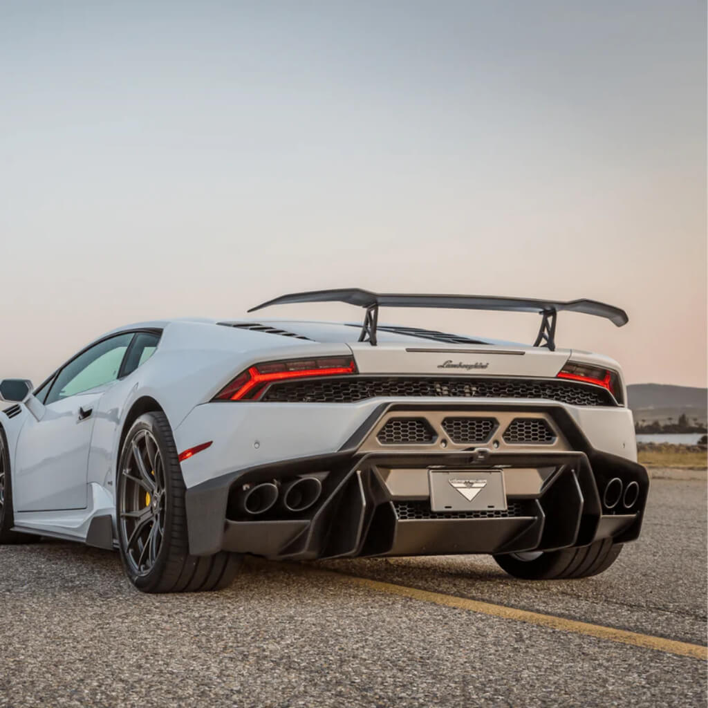 VORSTEINER 0920LOV Задній бампер з дифузором NOVARA EDIZIONE (глянцевий карбон) для LAMBORGHINI Huracan LP610-4 / LP580-2 Photo-6 