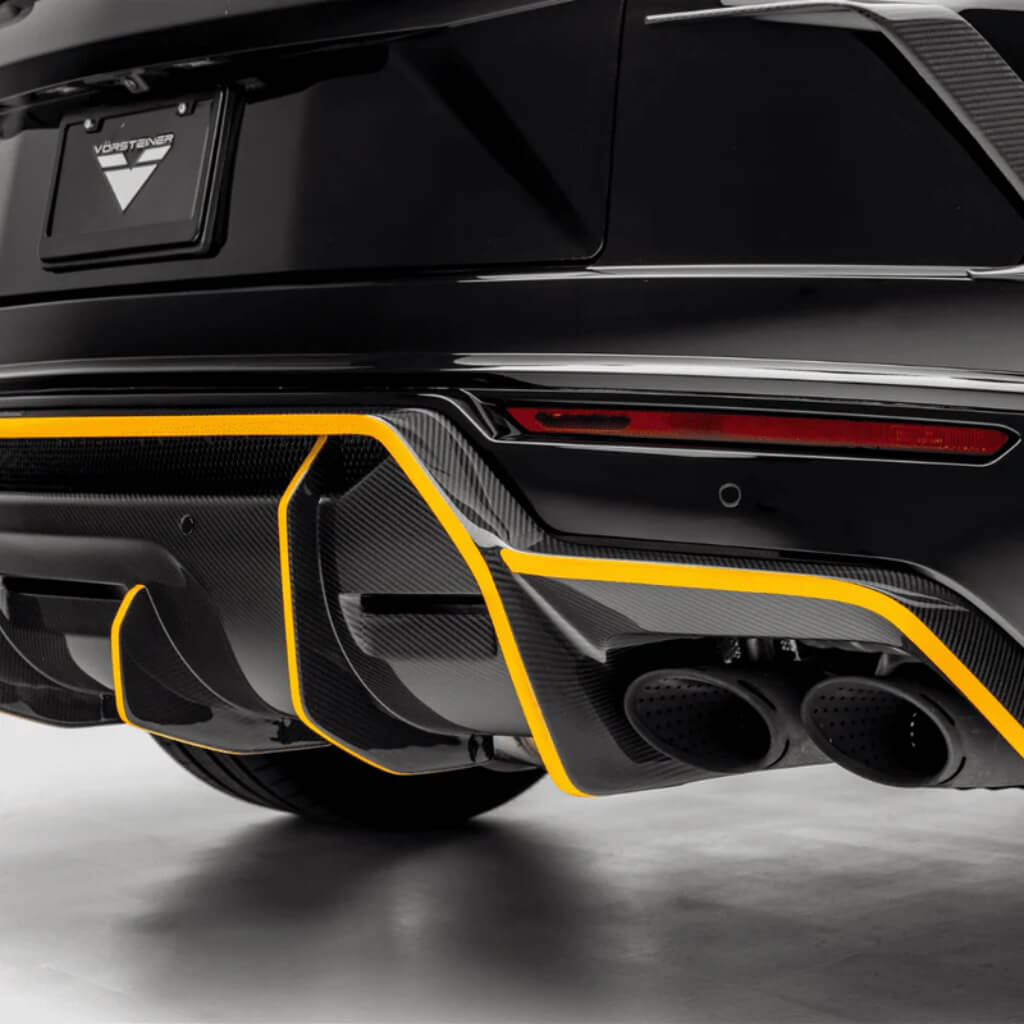 VORSTEINER 2050LOV Задній дифузор RAMPANTE EDIZIONE (глянцевий карбон) для LAMBORGHINI Urus 2018- Photo-7 