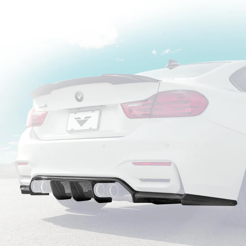 VORSTEINER 4001BMV Задній дифузор VRS (глянцевий карбон) для BMW M4 GTS (F82) 2016-2017 Photo-0 