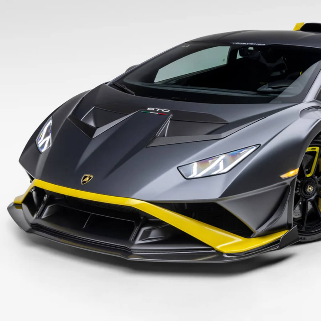 VORSTEINER 4021LOV Передній спойлер VRS (сатиновий карбон) для LAMBORGHINI Huracan STO 2021- Photo-1 