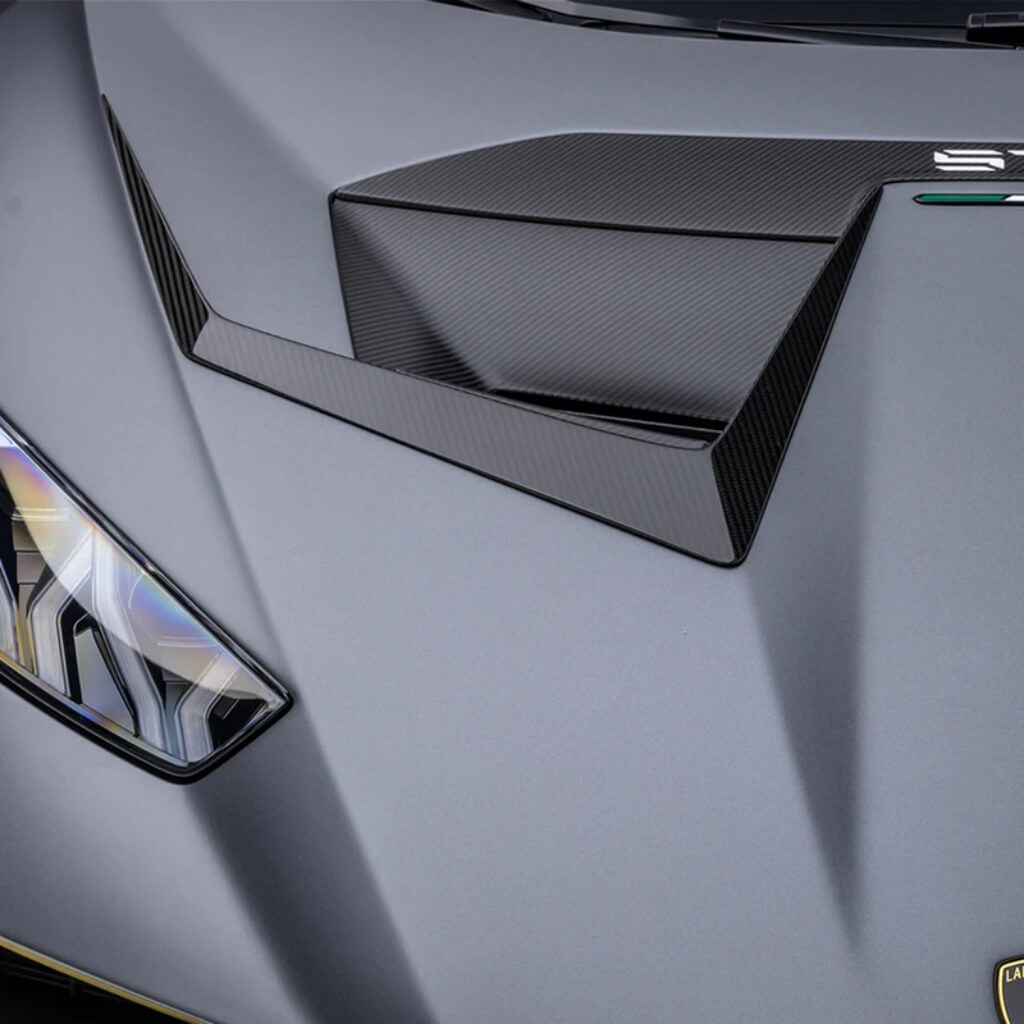VORSTEINER 4046LOV Повітрозабірники капота VRS (сатиновий карбон) для LAMBORGHINI Huracan STO 2021- Photo-2 