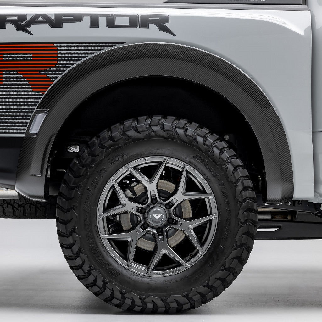 VORSTEINER FRT1091 Накладки на крила (сатиновий карбон) для FORD F-150 Raptor R 2023- Photo-10 