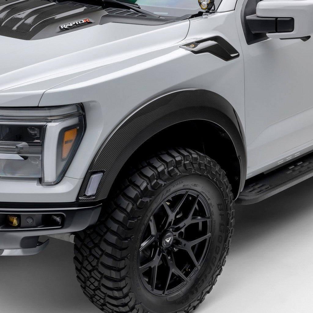 VORSTEINER FRT1091 Накладки на крила (сатиновий карбон) для FORD F-150 Raptor R 2023- Photo-11 