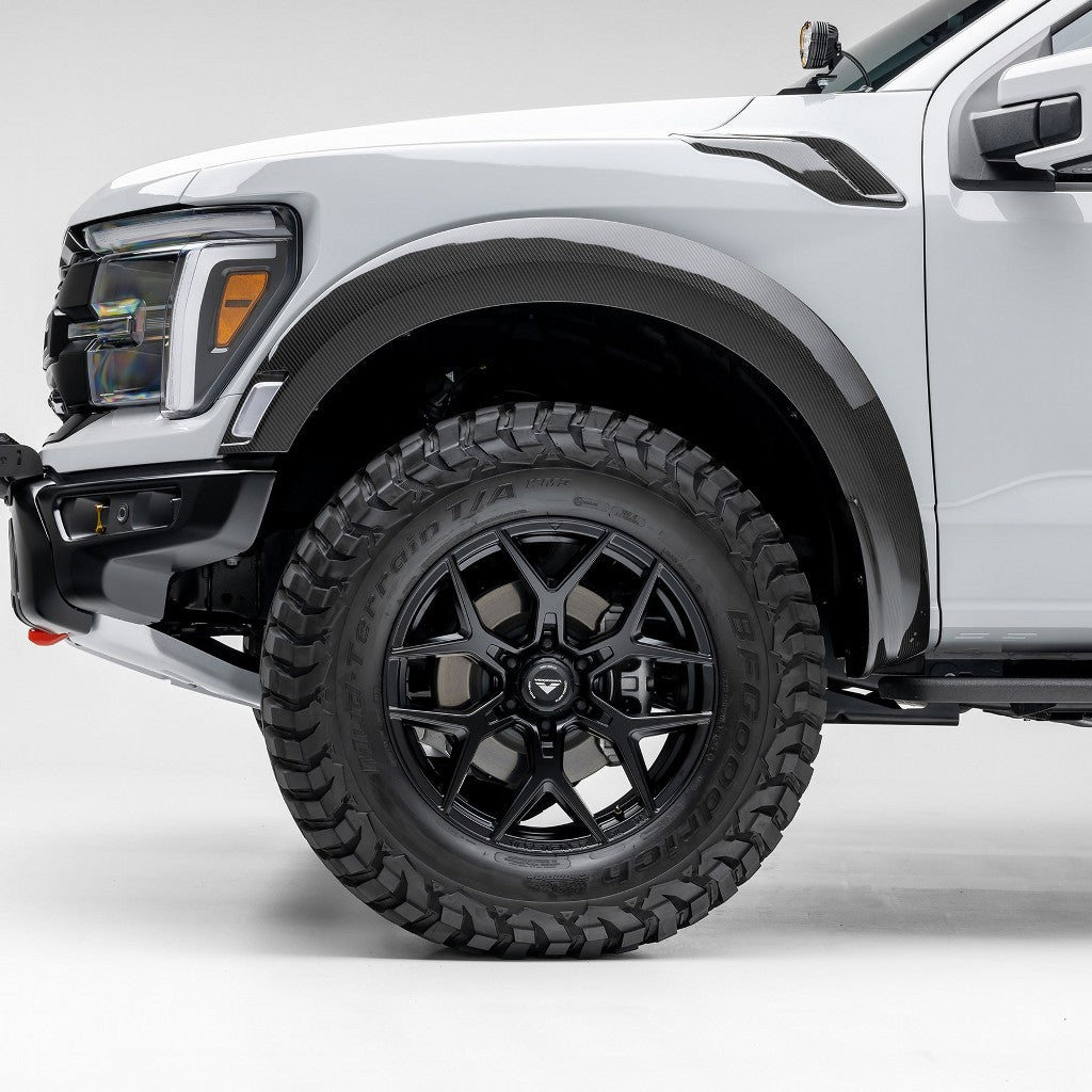 VORSTEINER FRT1091 Накладки на крила (сатиновий карбон) для FORD F-150 Raptor R 2023- Photo-12 