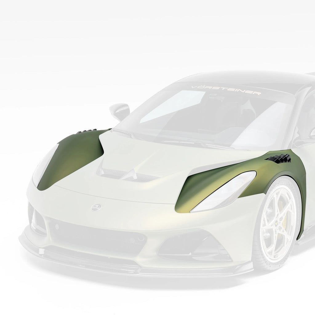 VORSTEINER LOE1090 Вентиляційні отвори на крилах LR-52 (глянцевий карбон) для LOTUS Emira 2024- Photo-0 