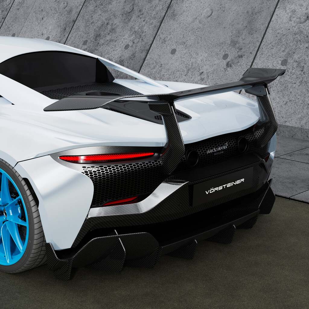 VORSTEINER MVS4070 Заднє антикрило GP-63 (глянцевий карбон) для MCLAREN Artura 2023- Photo-1 