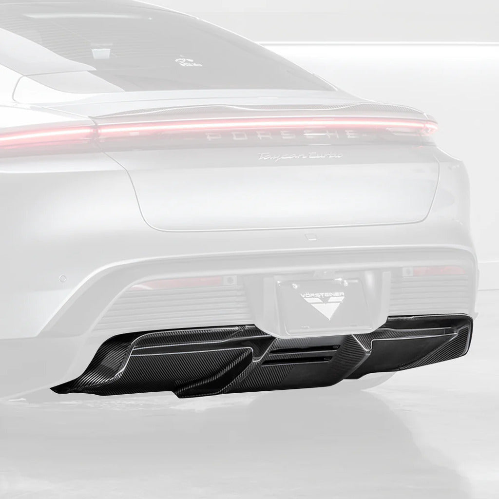VORSTEINER POV3050 Задній дифузор (карбон) для PORSCHE Taycan Turbo / Turbo S 2020- Photo-0 