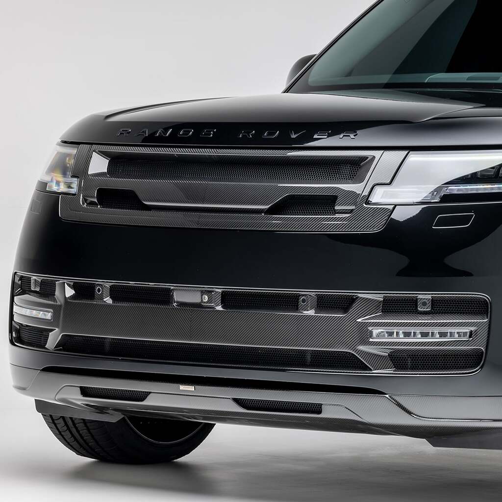 VORSTEINER ROV1025 Передня середня решітка KENSINGTON (глянцевий карбон) для LAND ROVER Range Rover (L460) 2024- Photo-1 