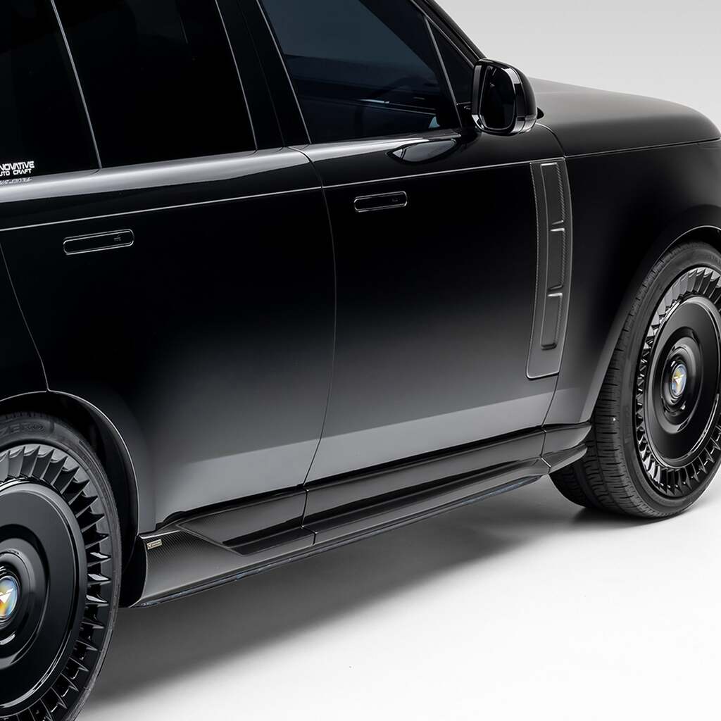 VORSTEINER ROV1030 Бічні спідниці KENSINGTON (глянцевий карбон) для LAND ROVER Range Rover (L460) 2024- Photo-1 