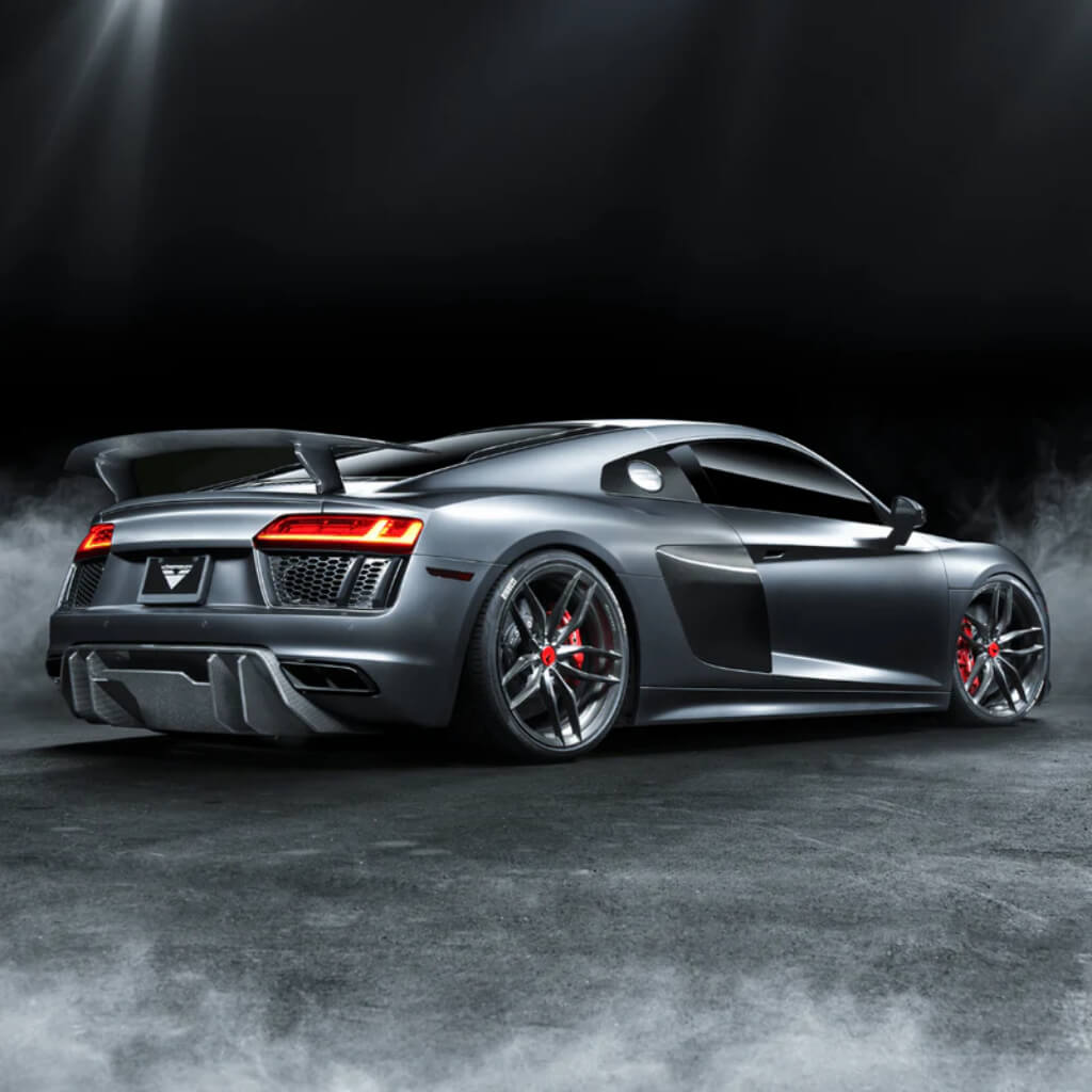 VORSTEINER VUD2150 Задній дифузор VRS (глянцевий карбон) для AUDI R8 2017-2019 Photo-5 