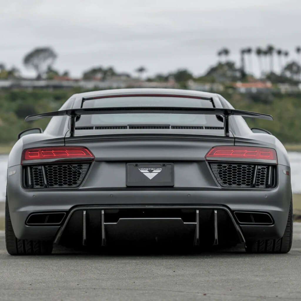 VORSTEINER VUD2150 Задній дифузор VRS (глянцевий карбон) для AUDI R8 2017-2019 Photo-6 