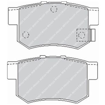 FERODO FCP956W Гальмівні колодки Photo-0 