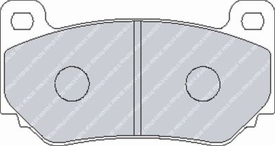 FERODO FRP3085H Ds2500 Колодки гальмівні AP RACING CP7600 / CP7611 Photo-0 